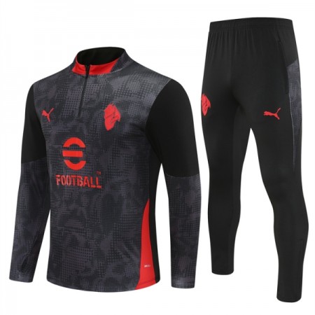 AC Milan Training Huppari 2025-26 Musta 1/4-Zip